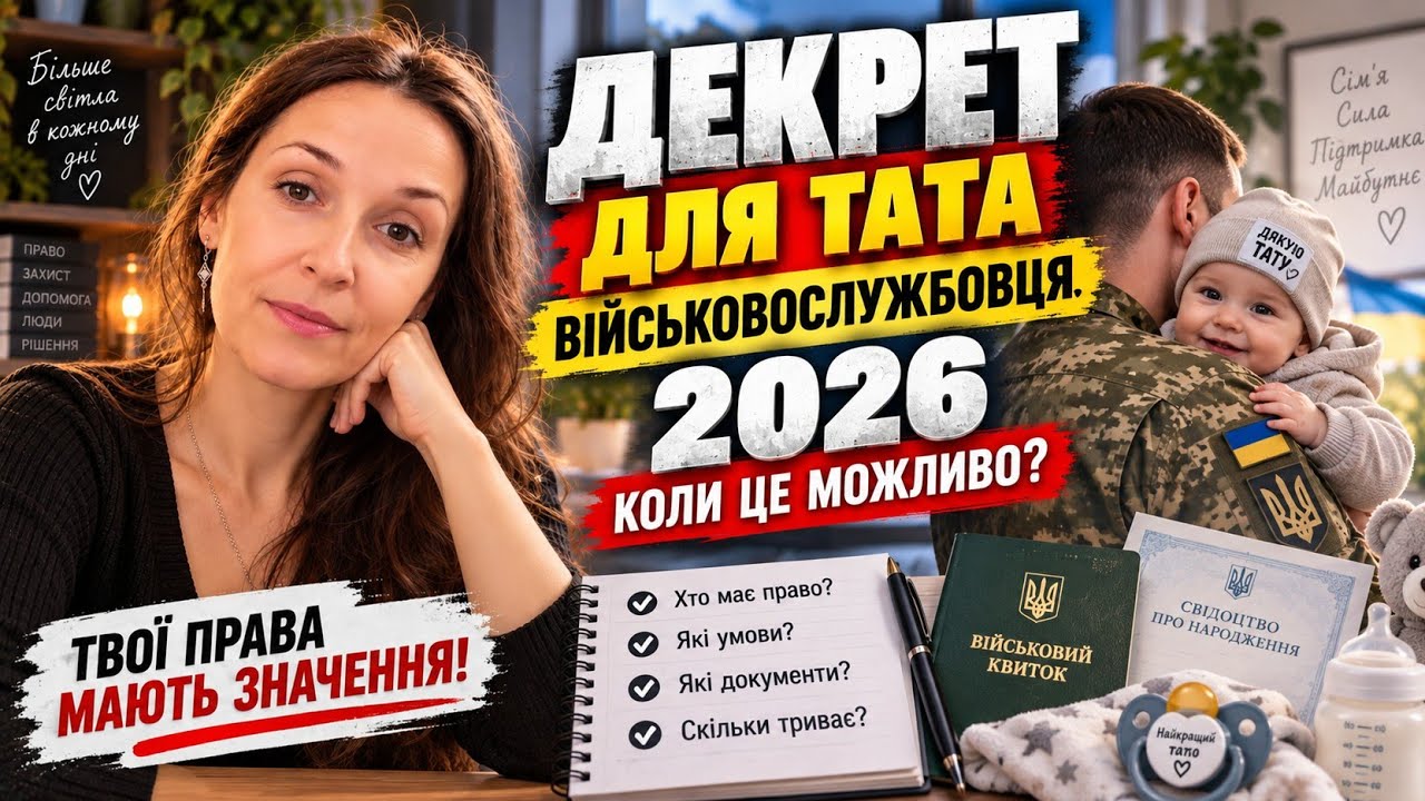 Декрет для тата-військовослужбовця 2026: коли це можливо