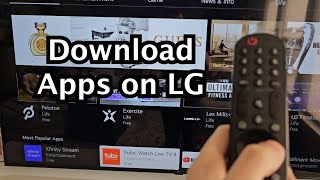 LG Smart TV - How to Download Apps! screenshot 2