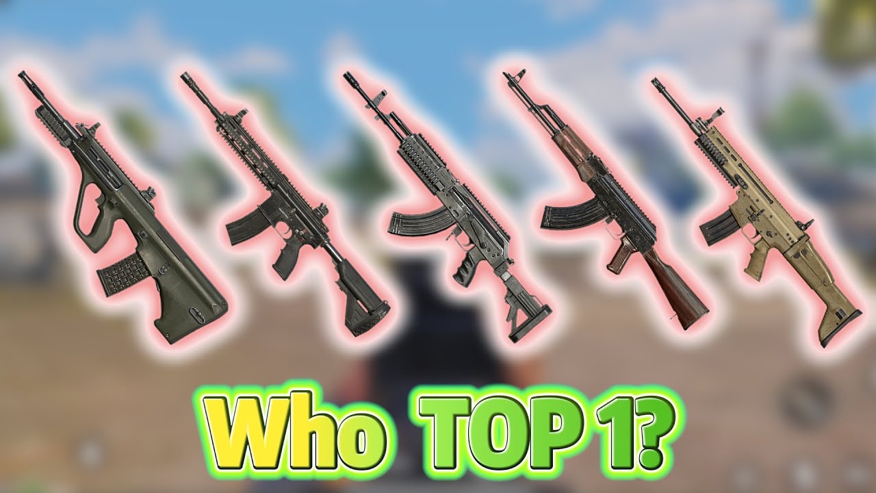 Top 5 Assault Rifles in PUBG MOBILE — Who’s #1?