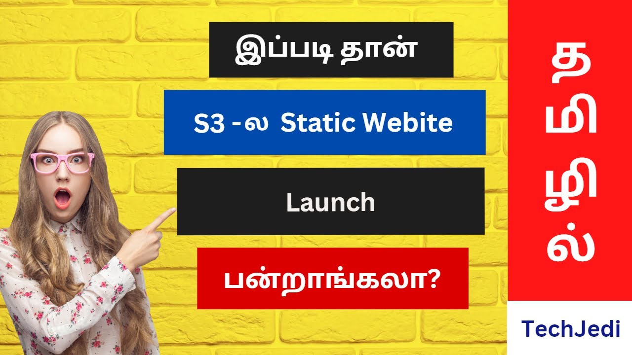 AWS: Launch a static website with S3 - Explained in Tamil - YouTube