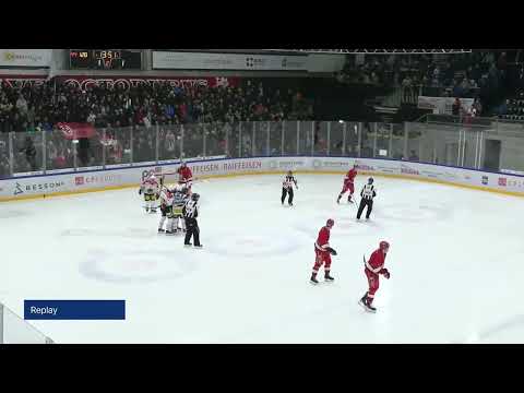 Darels Dukurs Goal vs HCV Martigny 02.02.2024 | Swiss League