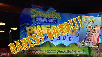Winning Gary The Snail (RAREST CARD) At Spongebob Squarepants Coin Pusher (FULL CARD SET!)