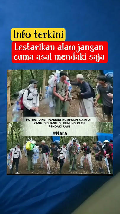 cinta alam hanya cuma nyampah saja#videoshort #alamsemesta#shortvideo