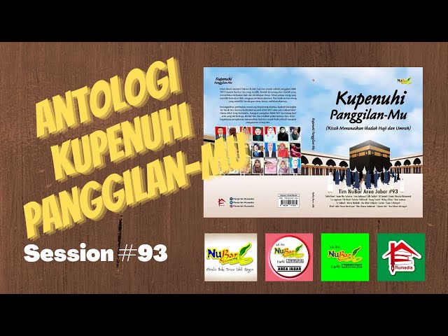 @literacyzonechannelAntologi Kupenuhi Panggilan-Mu Session #93 NuBar Rumedia Area Jawa Barat class=
