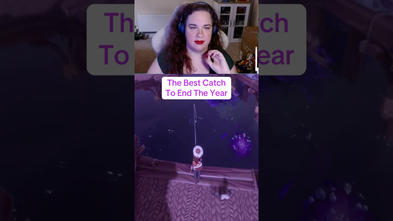 I did NOT expect to end 2025 by catching the rare Maws Plushie in Palia just moments before midnight