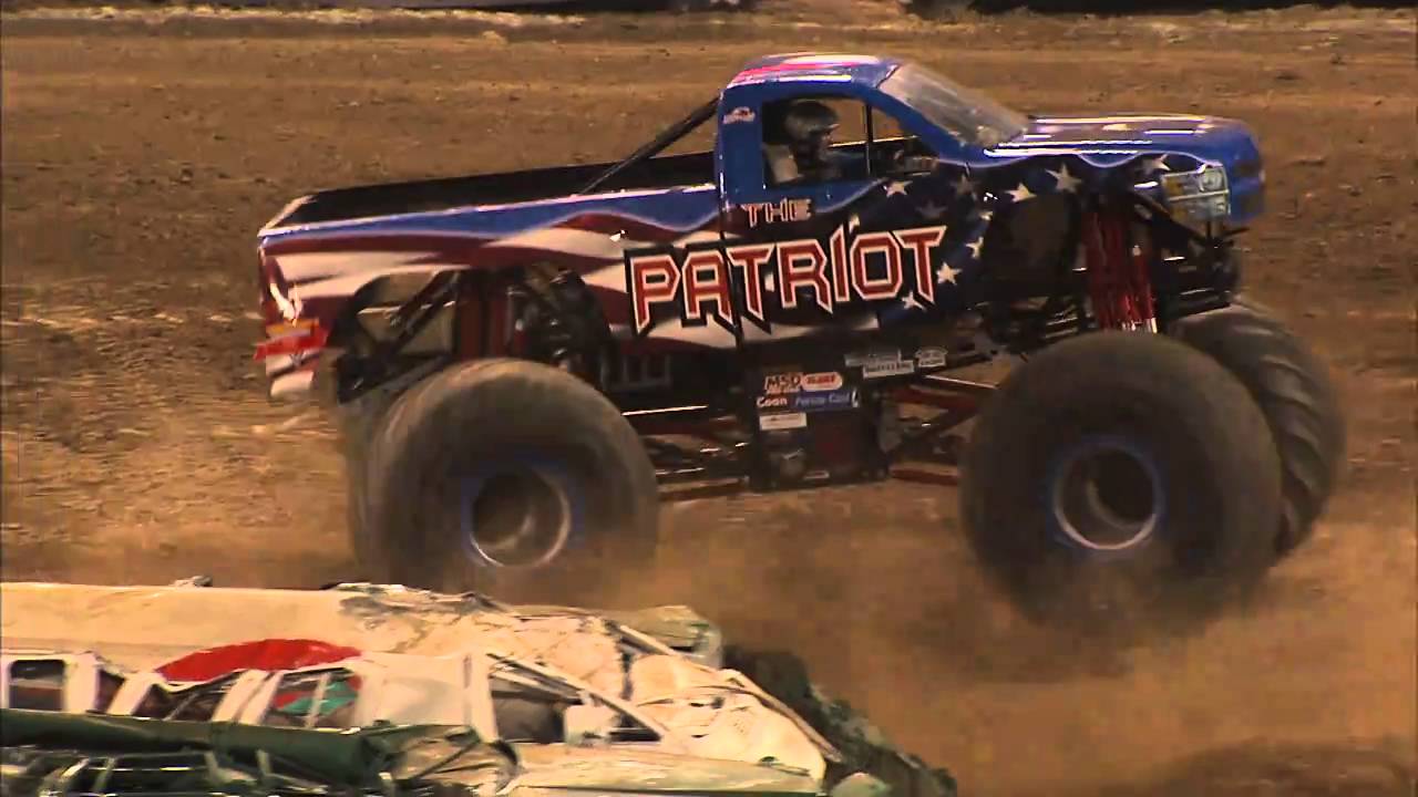 Monster Jam War Wizard & Patriot Monster Trucks Freestyle Highlights