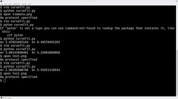 Curve Fitting with Python