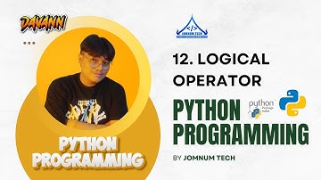 12. Logical Operator | Python Operator