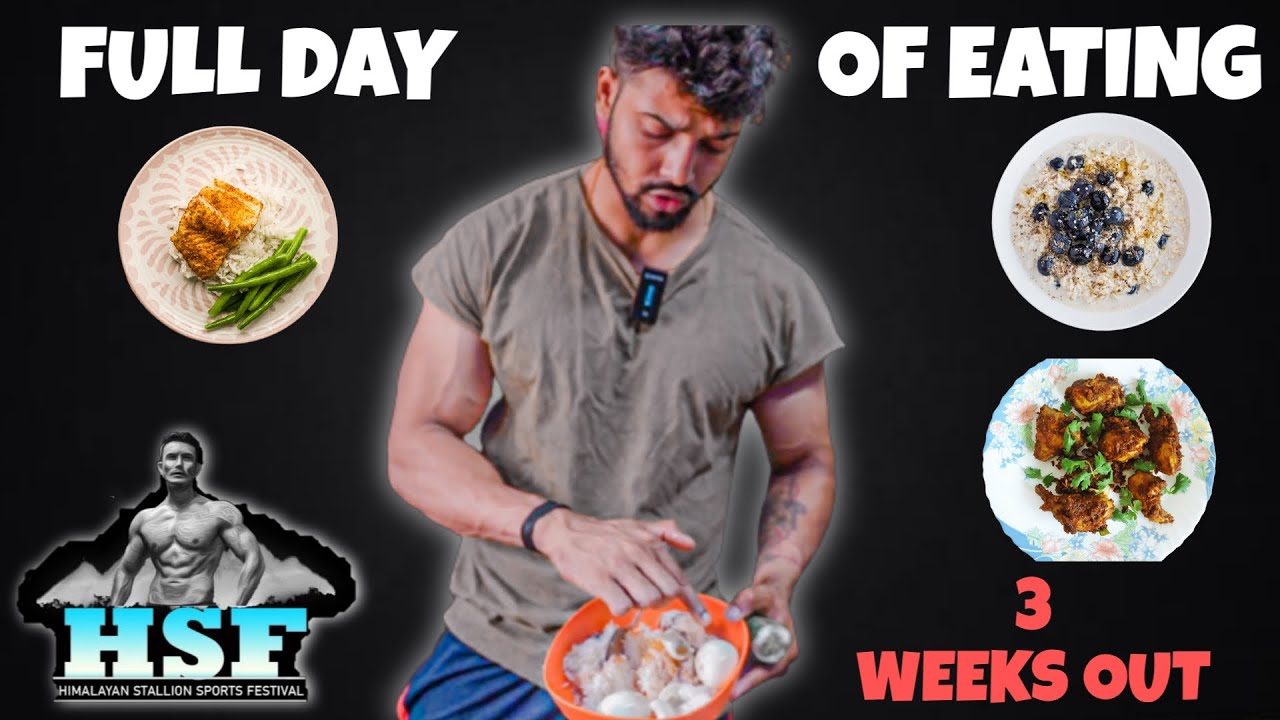 FULL DAY OF EATING |3 WEEKS OUT | SHREDDING SESSION ON …AB AAYEGA ASLI MAZA 🔥