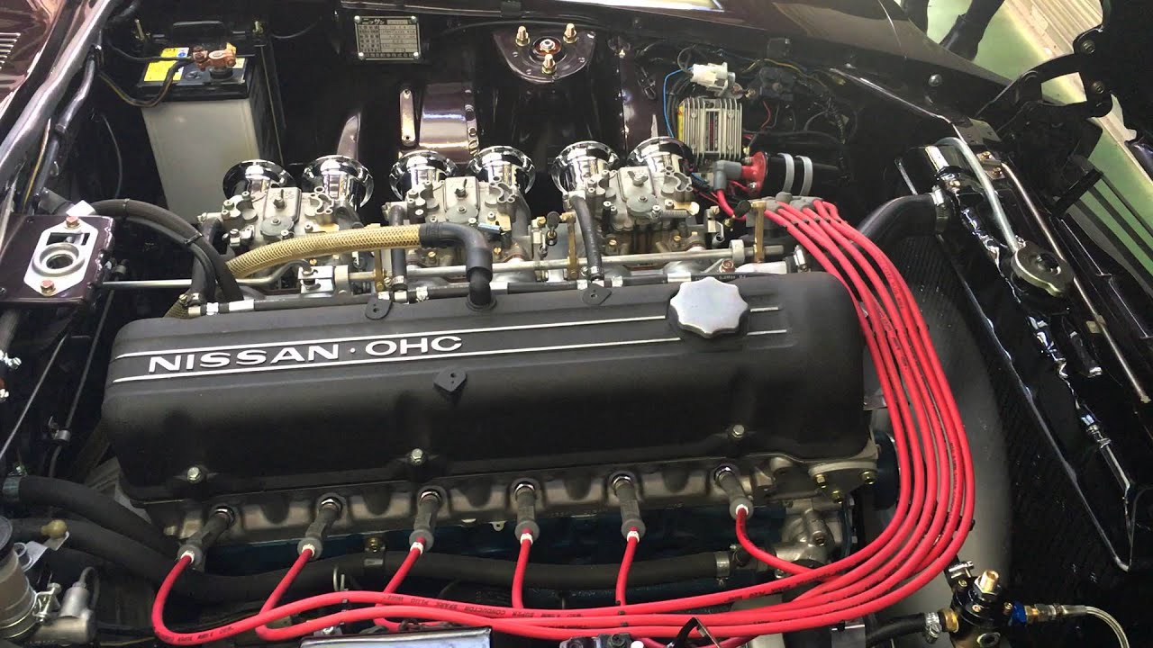S30 L28 engine Startup - YouTube