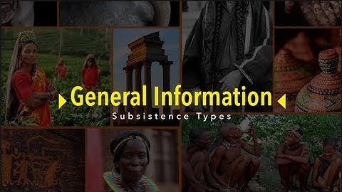 Subsistence Types in eHRAF: eHRAF Tutorial