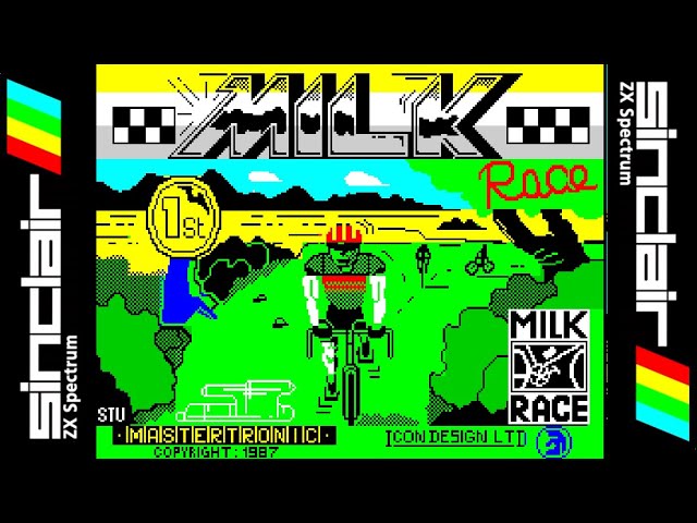 MILK RACE (1987) Walkthrough, ZX Spectrum - YouTube