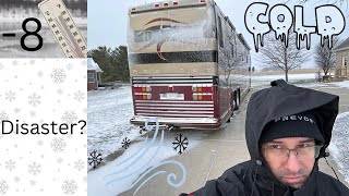 8 Extreme Cold Disaster?  Prevost riding out Storm Elliott