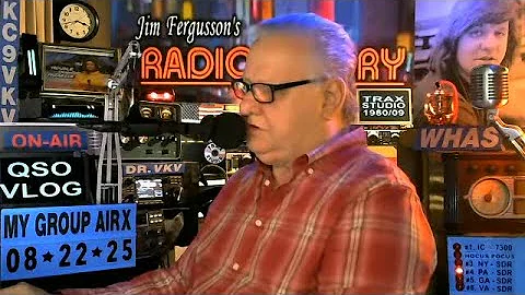 KC9VKV HAM RADIO QSO-VLOG - MY GROUP AIRCHECK!!! - 8/22/25 - JIM'S RADIO STORY