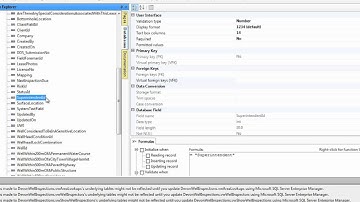 Databases Tab - Iron Speed Designer V8.0