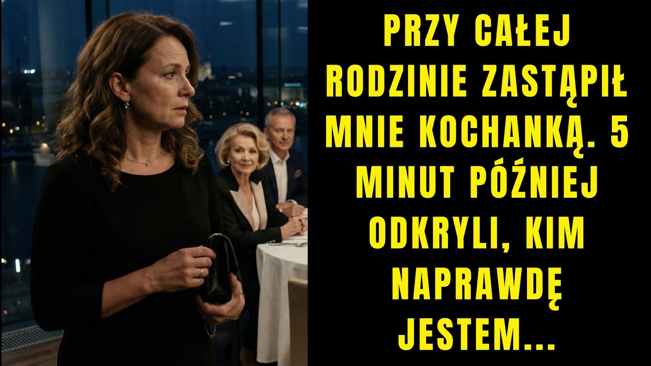 Mój mąż wręczył mi papiery separacyjne podczas naszej kolacji rocznicowej, gdy jego rodzina…