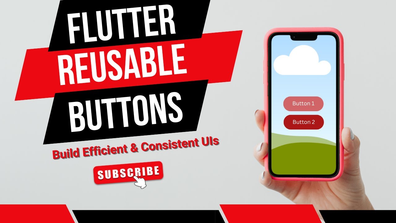 Create Reusable Buttons in Flutter for Cleaner Code | Step-by-Step ...