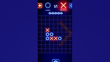 TIC TAC TOE GLOW  LV.3#shortsvideo #tictactoe
