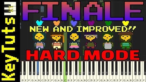 NEW AND IMPROVED - Learn to Play Finale from Undertale - Hard Mode