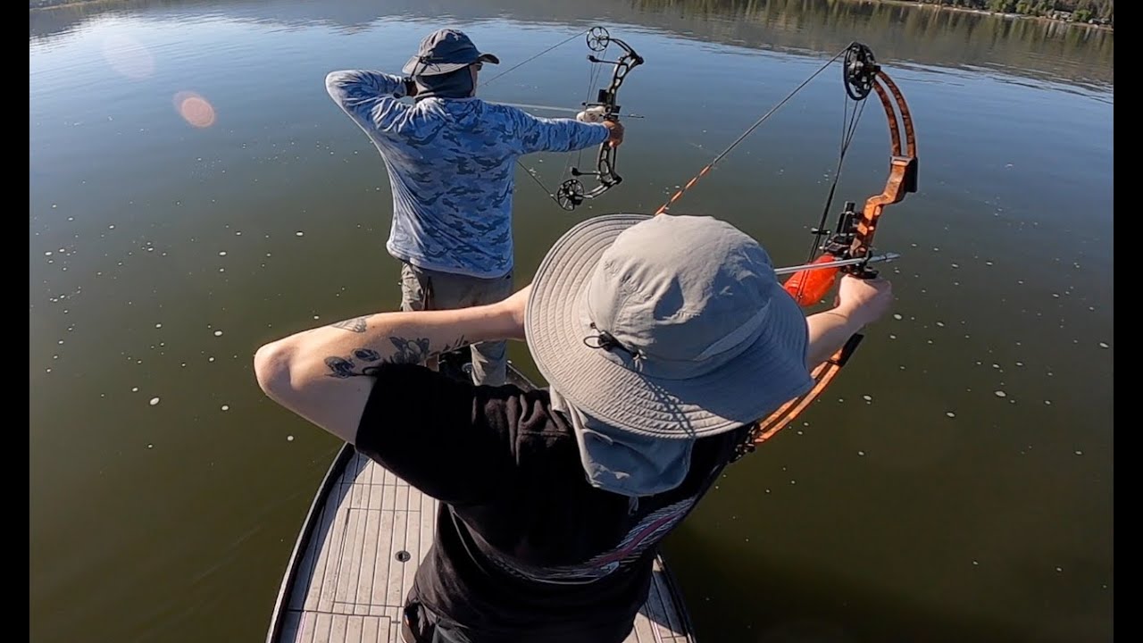 Carp Killing - 2023 - #12  Levi learns how to bow fish (part one)