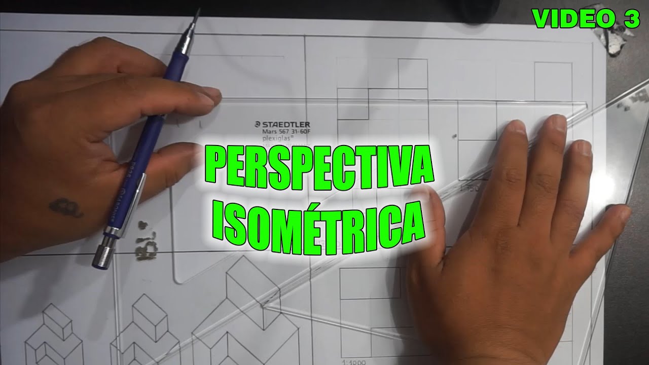 Perspectiva isométrica: vistas de planta, perfil y alzado