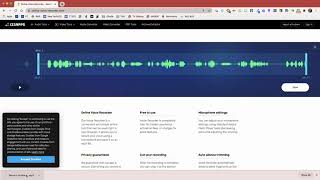 Using 123apps.com - Creating audio file screenshot 4