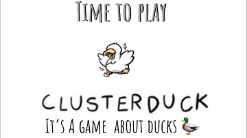 What even is this game?|Cluster Duck|a mobile game review by a Minecraft player
