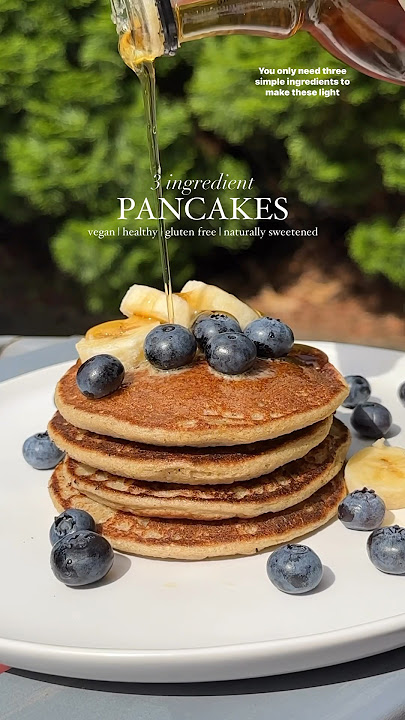 3-Ingredient Banana Pancakes 🥞