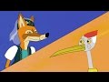 Лиса и Журавль — Мультфильм (русская народная сказка для самых маленьких). The Fox and the Crane