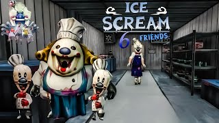 KIDNAPPER ICE CREAM AUNTY|ICE SCREAM 6 #gaming #androidgames #ICESCREAM