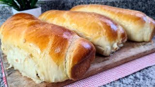 ESSE PÃO FICA FOFINHO!RECEITA FÁCIL DE PÃO/CULINÁRIA DA EVELYN