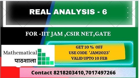 REAL ANALYSIS 6(1.6) | EXAMPLES OF UNCOUNTABLE SETS | IIT-JAM | CSIR NET| GATE | TIFR | NBHM | CMI |