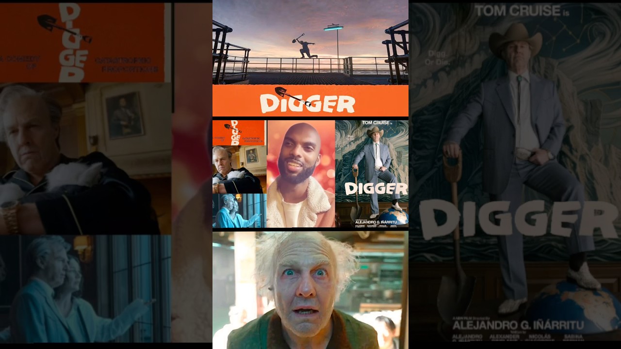 Digger - Movie Review #Digger #satire #comedy #movie #review #drama #play #tomcruise #rizahmed