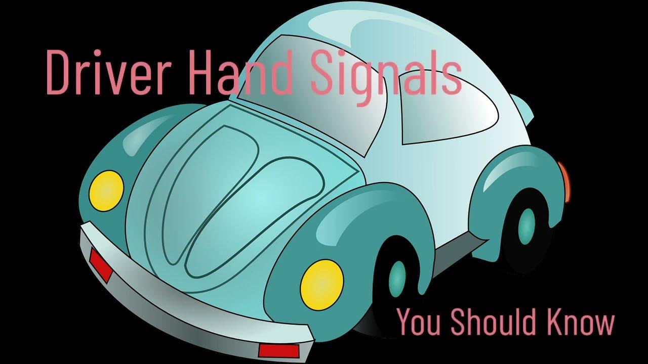 Driver hand signals how and when to use driver hand signals youtube