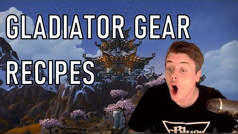 HOW TO GET GLADIATOR GEAR RECIPES
