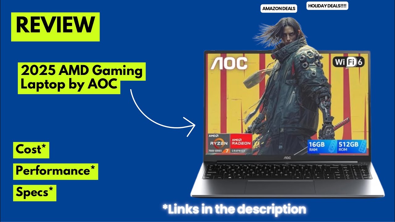 2025 AMD Gaming Laptop Review | AOC 16