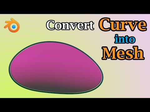 Video: Hoe converteer ik een object naar een mesh in blender?
