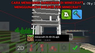 How to Add Buildings in Minecraft Using Builder for Minecraft screenshot 4