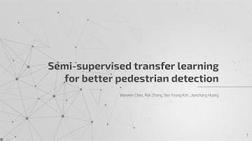 Semi-Supervised Transfer Learning for Better Pedestrian Detection