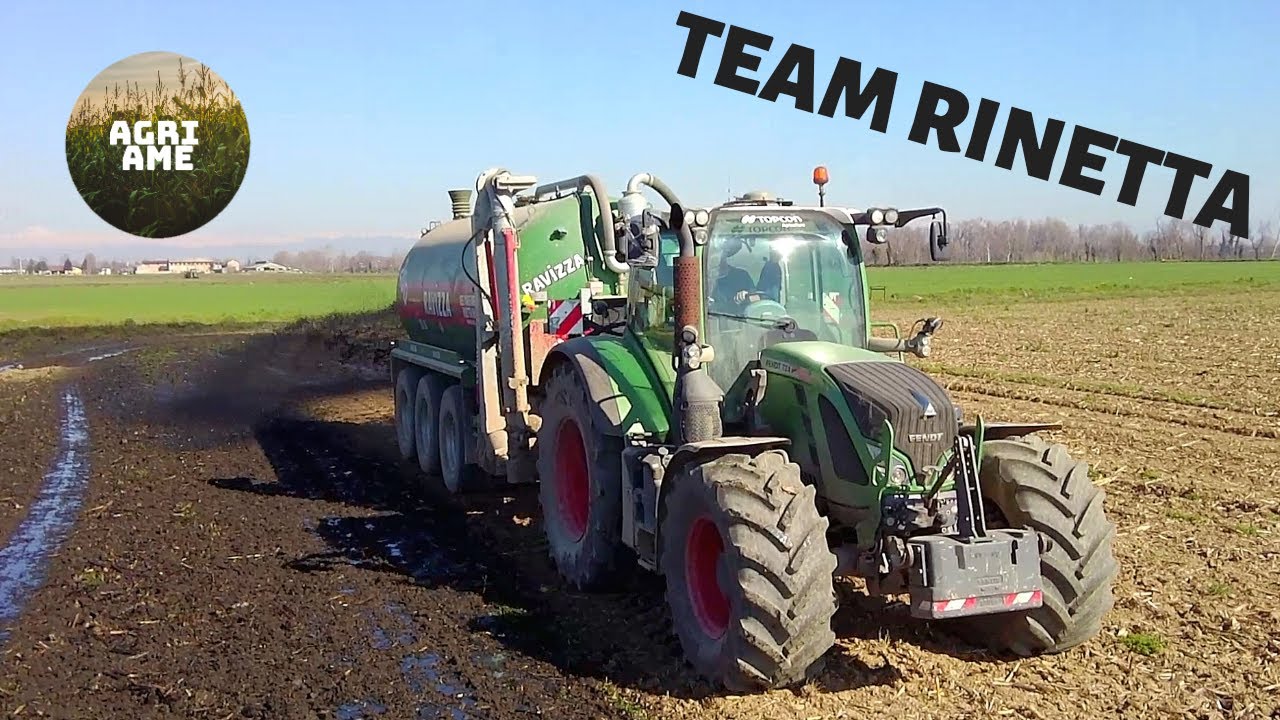 Fendt 724 Vario + Ravizza MaxiCargo | Spargimento digestato | Deel Power Green Rinetta S.R.L