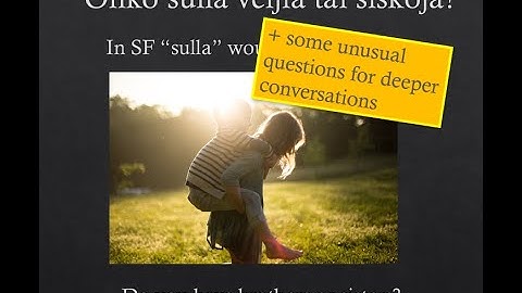 Common Questions in Finnish + Answers ➜ Easier Conversations