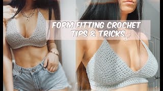 FORM FITTING CROCHET TOPS FOR EVERY SIZE// TIPS + TRICKS by Dana B 221,997 views 5 years ago 6 minutes, 34 seconds