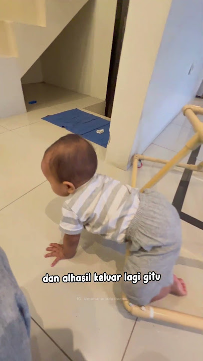 GHAZI'S REACTION TO USING BAPACK AZMAN'S DIY BABY WALKER