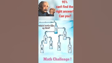 Water bottle Puzzle 🍶🍶🍶- Only For Genius !🤯🧠 #shorts #maths