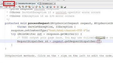 Java servler Chương trình Máy tính Calculator