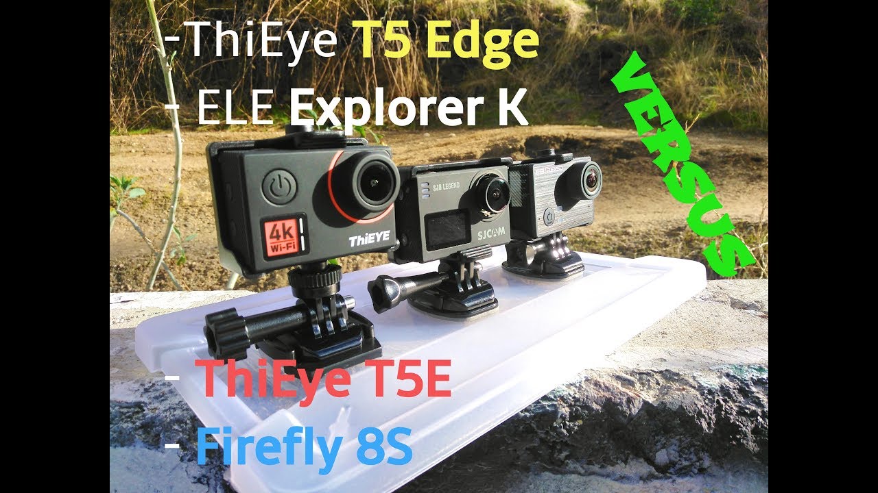 ELE Explorer K vs ThiEye T5 Edge vs T5E vs SJCam vs Firefly 8S: EPIC Action Camera Comparison!
