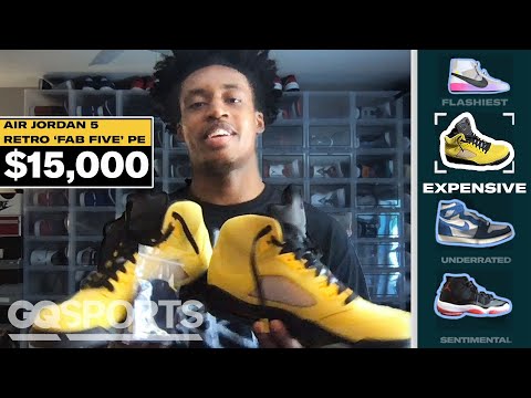Collin Sexton Shows Off His Favorite Sneakers, From Most Expensive to Rarest | GQ Sports