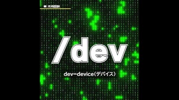 【OS の中身が知りたい④】/dev ディレクトリ #linux #os #system #shorts