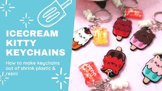 How To Make Keychains With Shrink Plastic and UV Resin - BONUS: GIVEAWAY!