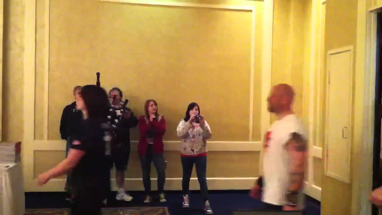 2011 WABDL Buckeye HOF Classic Bagpipe Entrance Music YouTube